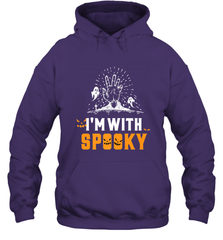 Spooky Halloween Costume Scary Gift Hooded Sweatshirt Hooded Sweatshirt - HHHstores