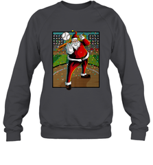 Baseball Santa Ugly Christmas Sports Graphic Print Design Crewneck Sweatshirt Crewneck Sweatshirt - HHHstores