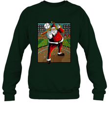 Baseball Santa Ugly Christmas Sports Graphic Print Design Crewneck Sweatshirt Crewneck Sweatshirt - HHHstores