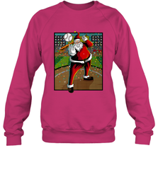 Baseball Santa Ugly Christmas Sports Graphic Print Design Crewneck Sweatshirt Crewneck Sweatshirt - HHHstores