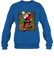 Baseball Santa Ugly Christmas Sports Graphic Print Design Crewneck Sweatshirt Crewneck Sweatshirt - HHHstores