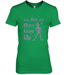Disney Peter Pan This Dad Will Never Grow Up Women's Premium T-Shirt
