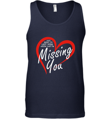 Lover Love Quote Just Want to Let You Know I'm Missing You Men's Tank Top Men's Tank Top - HHHstores