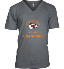 KC Kansas City Tribal Arrowhead we are Champions Men's V-Neck Men's V-Neck - HHHstores