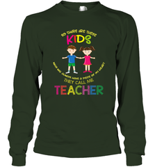 They Call Me Teacher School Kids Fun Appreciation Long Sleeve T-Shirt Long Sleeve T-Shirt - HHHstores
