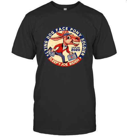 Lying Dog Face Pony Soldier Quid Pro Quo Joe Biden Donkey Men's T-Shirt Men's T-Shirt / Black / S Men's T-Shirt - HHHstores