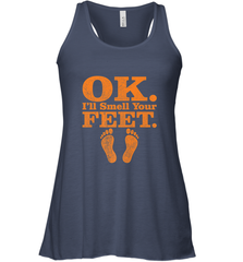 OK I'll Smell Your Feet Trick Or Treat Halloween Gift Women's Racerback Tank Women's Racerback Tank - HHHstores