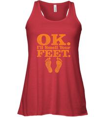 OK I'll Smell Your Feet Trick Or Treat Halloween Gift Women's Racerback Tank Women's Racerback Tank - HHHstores