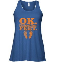 OK I'll Smell Your Feet Trick Or Treat Halloween Gift Women's Racerback Tank Women's Racerback Tank - HHHstores