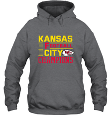 Kansas City Football Champions Vintage KC Distressed Gift Hooded Sweatshirt Hooded Sweatshirt - HHHstores