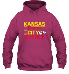 Kansas City Football Champions Vintage KC Distressed Gift Hooded Sweatshirt Hooded Sweatshirt - HHHstores