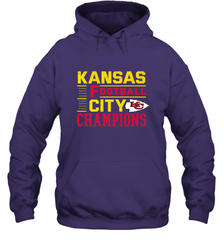 Kansas City Football Champions Vintage KC Distressed Gift Hooded Sweatshirt Hooded Sweatshirt - HHHstores