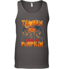 Mens Halloween Fun Dad The Man Behind Pumpkin Gift Men's Tank Top Men's Tank Top - HHHstores