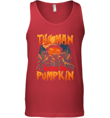 Mens Halloween Fun Dad The Man Behind Pumpkin Gift Men's Tank Top Men's Tank Top - HHHstores