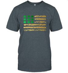 American Flag Green Shamrock Shirt St Patricks Day Men's T-Shirt Men's T-Shirt - HHHstores