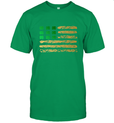 American Flag Green Shamrock Shirt St Patricks Day Men's T-Shirt Men's T-Shirt - HHHstores