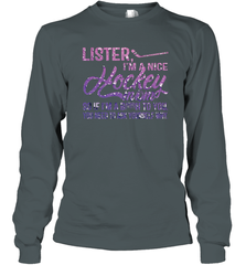 HOCKEY Nice Hockey Mom Long Sleeve T-Shirt Long Sleeve T-Shirt - HHHstores