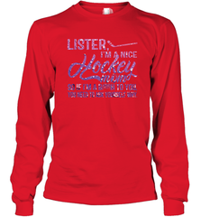 HOCKEY Nice Hockey Mom Long Sleeve T-Shirt Long Sleeve T-Shirt - HHHstores