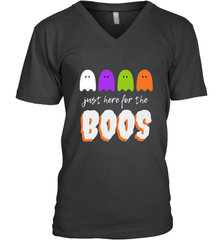 Just Here For The Boos Shirt Funny Halloween Drinking Men's V-Neck Men's V-Neck - HHHstores