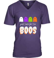 Just Here For The Boos Shirt Funny Halloween Drinking Men's V-Neck Men's V-Neck - HHHstores
