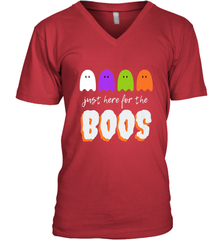 Just Here For The Boos Shirt Funny Halloween Drinking Men's V-Neck Men's V-Neck - HHHstores