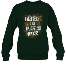 Trick or Beer Funny Halloween Trick or Treat Crewneck Sweatshirt Crewneck Sweatshirt - HHHstores