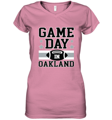 NFL Oakland Game Day Football Home Team Women's V-Neck T-Shirt Women's V-Neck T-Shirt - HHHstores
