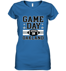 NFL Oakland Game Day Football Home Team Women's V-Neck T-Shirt Women's V-Neck T-Shirt - HHHstores