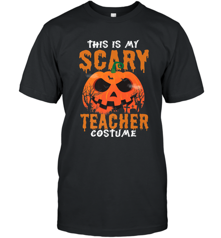 This Is My Scary Teacher Costume Halloween Gift Men's T-Shirt Men's T-Shirt / Black / S Men's T-Shirt - HHHstores