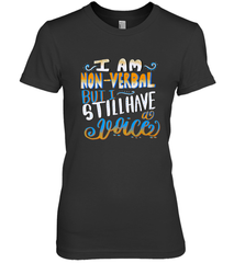 Special Needs NonVerbal Autism Awesome Women's Premium T-Shirt Women's Premium T-Shirt - HHHstores