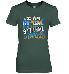 Special Needs NonVerbal Autism Awesome Women's Premium T-Shirt Women's Premium T-Shirt - HHHstores