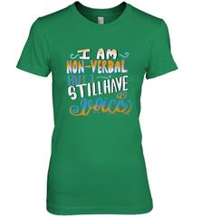 Special Needs NonVerbal Autism Awesome Women's Premium T-Shirt Women's Premium T-Shirt - HHHstores