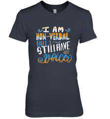 Special Needs NonVerbal Autism Awesome Women's Premium T-Shirt Women's Premium T-Shirt - HHHstores