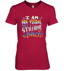 Special Needs NonVerbal Autism Awesome Women's Premium T-Shirt Women's Premium T-Shirt - HHHstores