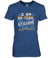 Special Needs NonVerbal Autism Awesome Women's Premium T-Shirt Women's Premium T-Shirt - HHHstores