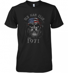 Old Man Club_ Established 1971 Men's Premium T-Shirt Men's Premium T-Shirt - HHHstores