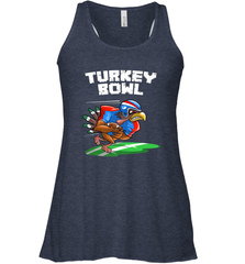 Cool Turkey Bowl _ Funny Thanksgiving Football Player Gift Women's Racerback Tank Women's Racerback Tank - HHHstores