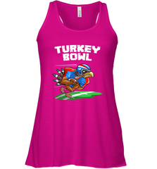 Cool Turkey Bowl _ Funny Thanksgiving Football Player Gift Women's Racerback Tank Women's Racerback Tank - HHHstores