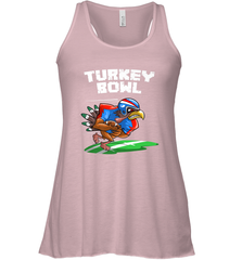 Cool Turkey Bowl _ Funny Thanksgiving Football Player Gift Women's Racerback Tank Women's Racerback Tank - HHHstores