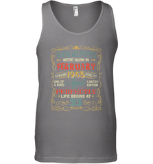 Legends Were Born In FEBRUARY 1985 35th Birthday Gifts Men's Tank Top Men's Tank Top - HHHstores