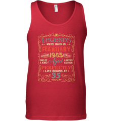 Legends Were Born In FEBRUARY 1985 35th Birthday Gifts Men's Tank Top Men's Tank Top - HHHstores