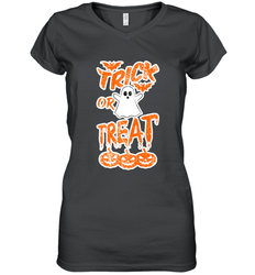 Trick Or Treat Halloween Women's V-Neck T-Shirt