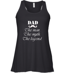 Dad the man the myth the legend Happy Father's day Women's Racerback Tank