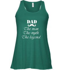 Dad the man the myth the legend Happy Father's day Women's Racerback Tank Women's Racerback Tank - HHHstores