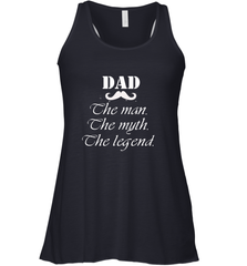 Dad the man the myth the legend Happy Father's day Women's Racerback Tank Women's Racerback Tank - HHHstores