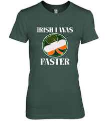 Irish I Was Faster Funny Running St Patricks Day Women's Premium T-Shirt Women's Premium T-Shirt - HHHstores