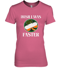 Irish I Was Faster Funny Running St Patricks Day Women's Premium T-Shirt Women's Premium T-Shirt - HHHstores