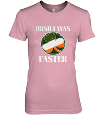 Irish I Was Faster Funny Running St Patricks Day Women's Premium T-Shirt Women's Premium T-Shirt - HHHstores