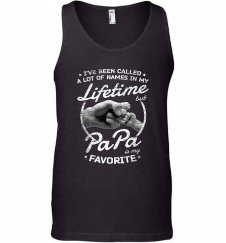 Papa Fathers Day Grandpa or Dad Men's Tank Top Men's Tank Top / Black / XS Men's Tank Top - HHHstores