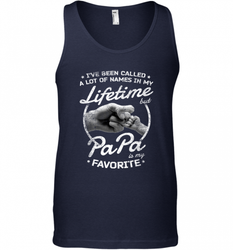 Papa Fathers Day Grandpa or Dad Men's Tank Top